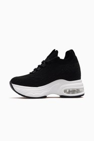 Resim Guja Kadın Gizli Dolgu Topuk Sneaker Ayakkabı 26y 26y300-8 Siyah 