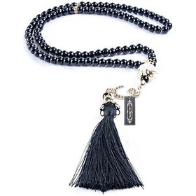 Resim Hediye Seti İpek Nur Seccade, Çanta Boy Kadife Yasin, İnci Tesbih, Seti Siyah 