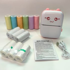 Resim Cepli Mini Kablosuz Yazıcı, 200dpi Yüksek Çözünürlüklü Taşınabilir Etiket Yapıcı, USB Şarj Edilebilir, Metin, Notlar, Fotoğraflar, Ders Etiketleri, Yapılacaklar Listesi Baskıları İçin Uygun 