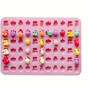 Resim Silikon Şeker Kalıpları - Mini Gummy ve Çikolata Yapımı için Pişirme, Kurabiye, Şekerler ve Balmumu Erirler - Meyve Şeklinde Buz Küpü Kalıpları, Pişirme Temel Gereksinimleri | Meyve Şeklinde Kalıplar | Dayanıklı Silikon 