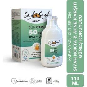 Resim Soul N Sand Soulnsand Acnes Sun Care 50 Spf + Kutulu 110 Ml 