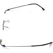 Resim EYM Siyah Titanyum Güneş Gözlük Çerçevesi Menteşeli 