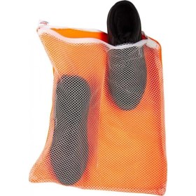 Resim Fermuarlı Hassas Çamaşır Terlik Ayakkabı Yıkama Filesi Büyük Boy 