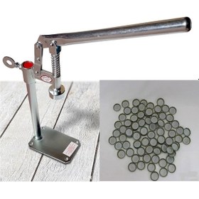 Resim Uğur Şişe Kapağı Kapatma Makinesi Presi 1000 Kapak Çok Renkli 