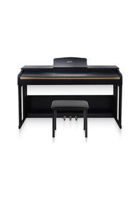 Resim Jwin Sapphire Sdp-214 Çekiç Aksiyonlu 88 Tuşlu Dijital Piyano + Tabure - Siyah 