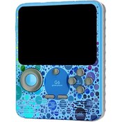 Resim ScHitec G6 Retro 3.5 inç Tv Bağlanan 2.Joystickli Oyun Konsolu Mavi (666 Klasik Oyunlar) 