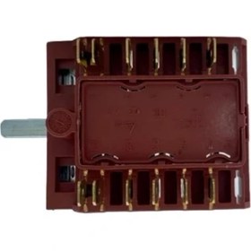 Resim FullYedek Lanova Anahtarı Ankastre Fırın Şalteri Yeni Model 6 Konum Komütatör Düğme 