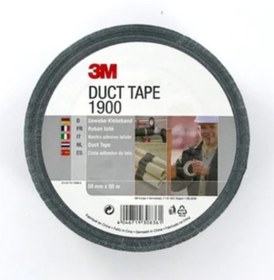 Resim 3M 1900 Duck Tape Siyah 50mm 