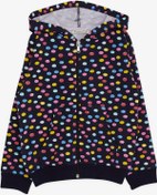 Resim Breeze Kız Bebek Hırka Renkli Puantiye Desenli 9 Ay-3 Yaş, Lacivert-lacivert Lacivert 