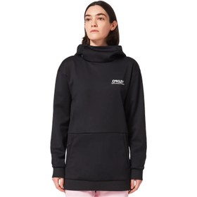 Resim Oakley Park Rc Softshell Hoodie Kadın Siyah Sweatshirt 