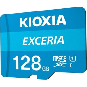 Resim Kioxia 128gb Exceria Microsdxc Uhs-1 C10 100mb-sn Hafıza Kartı 