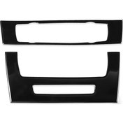 Resim Bmw 3 Serisi E90 / E92 2005-2012 Araba Klima Cd Kontrol Paneli Delikli Yüksek Dekoratif Etiket, Sol Ve Sağ Sürücü Evrensel 1 Adet 