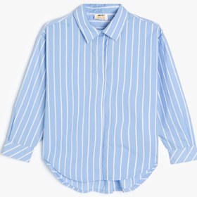 Resim Kız Çocuk Gömlek Pamuklu 