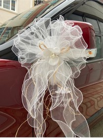 Resim ecrin tuhafiye hobi Orkide Düğün Arabası Süsü Gelin Arabası Konvoy Süsü & Bohça Süsü 