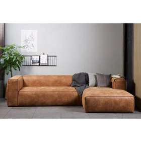 Resim hoom concept Melodi Deri Uzanmalı Sağ Köşe Koltuk Takımı 