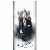 Resim HMNL Araba Kapı Direk Kaplama Folyosu Atatürk Imza Sağ Ve Sol 2adet 