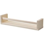 Resim IKEA Baharat Rafı 40x10x9 cm Mutfak Rafı Duvar Rafı Ahşap Raf Kahverengi Kaliteli Ikea 