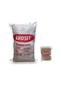 Resim Ekoset 12 CM Kalın Paket Lastiği 120 x 5 MM 12 KG 