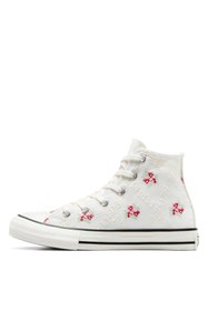 Resim Converse Beyaz Kız Çocuk Kanvas Yürüyüş Ayakkabısı A12636C.103-CHUCK TAYLOR ALL STAR 