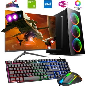 Resim COLLECT INTEL I5 3N 8GB 480GB SSD 4GB GTX1050TI 24" Monitörlü Oyun Bilgisayarı 
