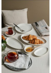Resim Porser Lace Pebble Kahvaltı Seti 20 Parça Beyaz 