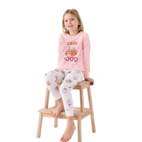 Resim Roly Poly Kız Çocuk Uzun Kollu Pijama Takım Açık Pembe - Pembe / 6-7 Yaş 
