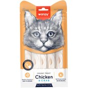 Resim Wanpy Creamy Treat Tavuk Etli ve Yengeçli Likit Creamy Kedi Ödülü 5Li Paket (5 x 14 Gr) 