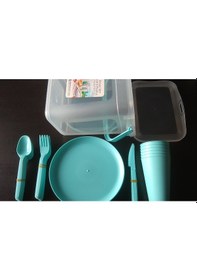 Resim Piknik Seti 6 Kişilik Çok Renkli 
