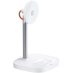 Resim Mcdodo Ch-7340 2in1 Kablosuz Şarj Masaüstü 15w Wireless Dock Stand 