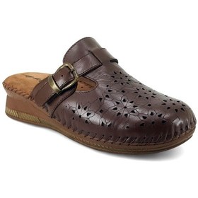 Resim Forelli Cary 25yt Kadın Anatomik Günlük Terlik Kahverengi Kahverengi 