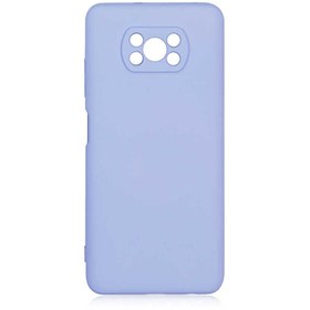 Resim Xiaomi Poco X3 Nfc Kılıf Kamera Korumalı İçi Kadife Silikon Mor 