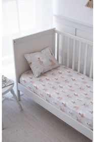 Resim özgürce Organik Bebek Lastikli Çarşaf Seti 80x140+15, Rahat ve Güvenli Uyku 