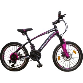 Resim Daafu Sxc 300 20 Jant 21 Vites M-disk Fren Ön Amortisörlü Dağ Bisikleti Özel Alaşım İthal Çelik Kadro MTB 20 Jant Bisiklet 