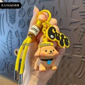 Resim Silver1 Miffy Tavşan Bebek Anahtarlık Kolye Kadın Zarif Diy Boncuklu Çift Anahtarlık Kitap Çantası Çekicilik (Yurt Dışından) 