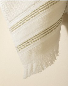 Resim Madame Coco Clarna %100 Pamuk Banyo Havlusu - Beyaz/yeşil 8684427204320 Çok Renkli 