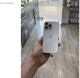 Resim Apple iPhone 15 Pro Max İkinci El YD | 256 GB | Beyaz 