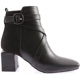 Resim Dgn K205-22k Kadin Kemer Aksesuarli Çerçeve Topuklu Bot 22K205-1710-R4864 Siyah 