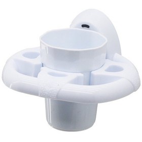 Resim Diş Fırçalık Beyaz Plastik Yapışkanlı - Duvara Monte 5224 Çok Renkli 