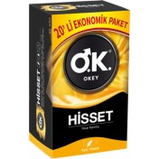 Resim Okey Hisset Prezervatif 20'li Prezervatif 