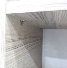 Resim ARON Metal L Raf Pimi Mobilya Raf Pimi 5mm 50 Adet 