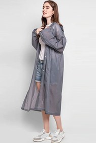 Resim eleven market Marlux Unisex Eva Yağmurluk Gri Spor Yağmurluk Mrc-801 