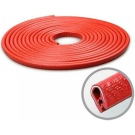 Resim Kapı Koruma Fitili Çarpma Çizilme Önleyici Kırmızı 5 Metre 