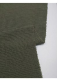 Resim Lüks Müslin Kumaş Haki 