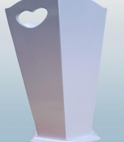 Resim Hobi Adn 90282 Dekoratif Şemsiyelik Vazos model Ahşap Mdf Beyaz Lake El Yapım 