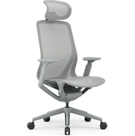 Resim Xdrive Xd-1003-fileli Başlıklı Çalışma Koltuğu Gri Gri 