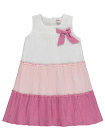 Resim Civil Girls Fiyonklu 6-9 Yaş Elbise - Pembe - Gül Kurusu / 9-10 Yaş 