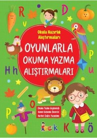 Resim Oyunlarla Okuma Yazma Alıştırmaları - Okula Hazırlık Alıştırmaları- Bıcırık Yayınları 