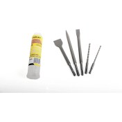 Resim Stanley 5 Parça Kırıcı Delici Sds Plus Uç Seti Sta54400-Xj Saklama Kutulu 
