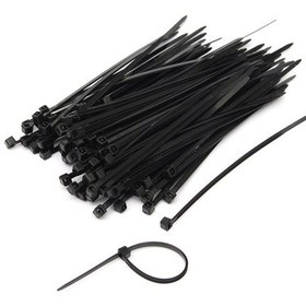 Resim Cırt Kelepçe - Kablo Bağı Beyaz - Siyah 38 Cm Siyah 