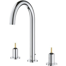 Resim Grohe Atrio Private Collection 3 Delikli Lavabo Bataryası , 1/2" L-Boyut - 20593000 Gümüş 